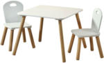 POCO Einrichtungsmarkt Stade Kesper Kindertisch mit zwei Stühlen weiß Spanplatte