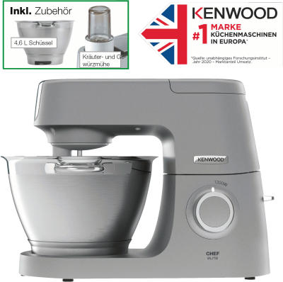 Kenwood Elektro KVC5300S CHEF Elite + AT 320 B + KAT 521SS