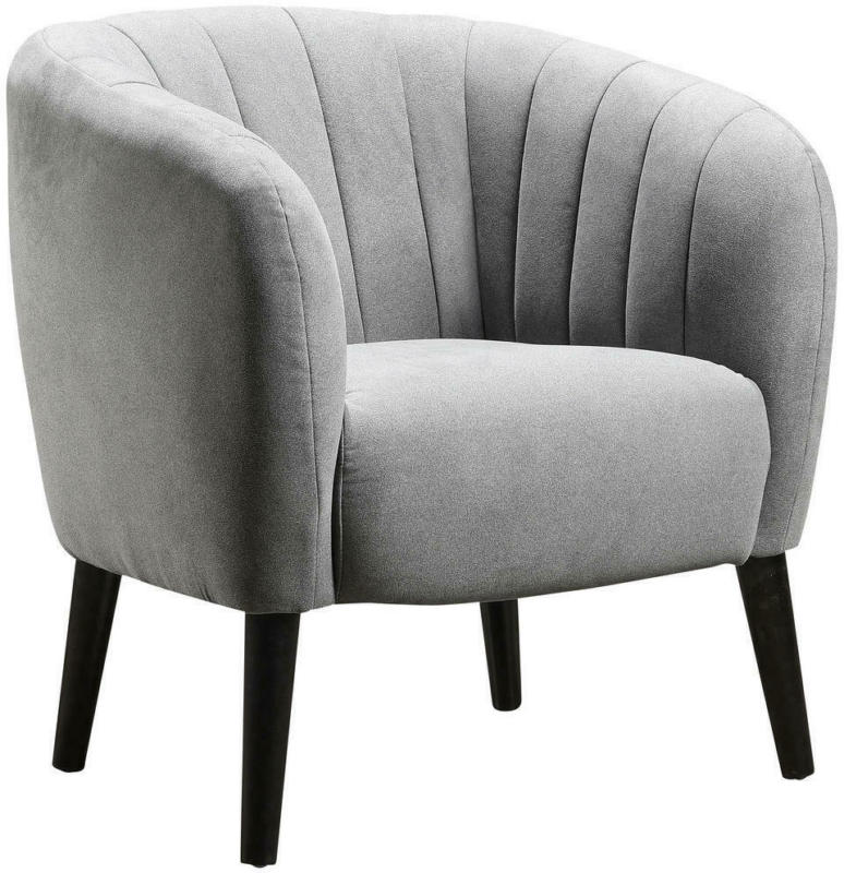 Sessel in Mikrofaser Grau