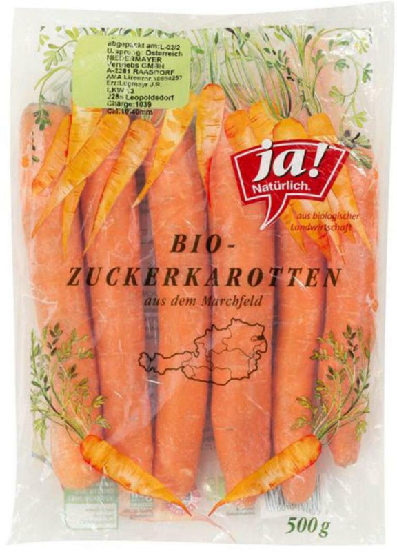 Ja! Natürlich Karotten aus Österreich