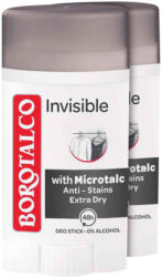 Borotalco Invisible Deo Stick 2 x 40 ml -