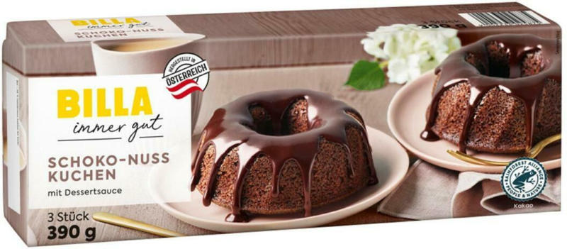 BILLA Schoko Nuss Kuchen