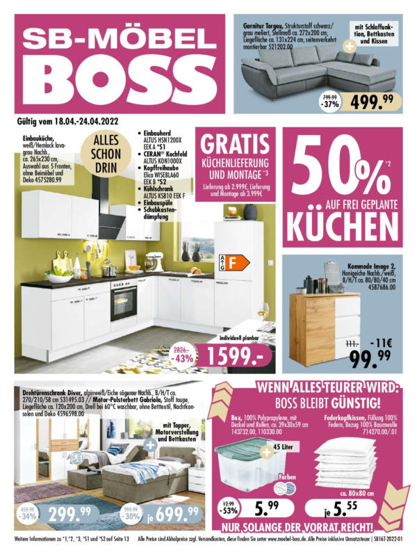 Möbel Boss in HerbertQuandtStraße 4, 31135 Hildesheim ⇔