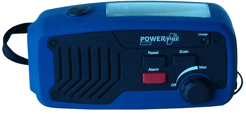 Powerplus PANTER tragbares Solarradio Dynamoradio mit integrierter Taschenlampe Handyladefunktion und Ladegerät; Kurbelradio