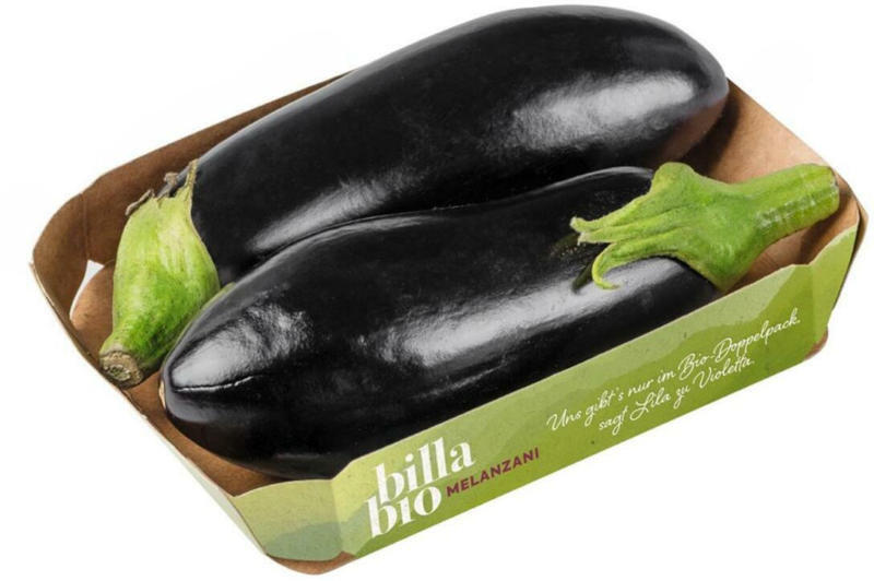 BILLA Bio Melanzani aus Spanien