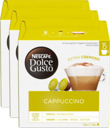 Capsule di caffè Cappuccino Nescafé Dolce Gusto, 3 x 30 capsule