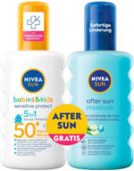 OTTO'S Nivea Sun Babies & Kids Sensitive Protect Lait solaire FPS 50+ 200 ml + soin après-soleil 200 ml -