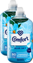 Adoucissant Blue Sky Comfort, 2 x 80 lessives, 2 x 2 litres