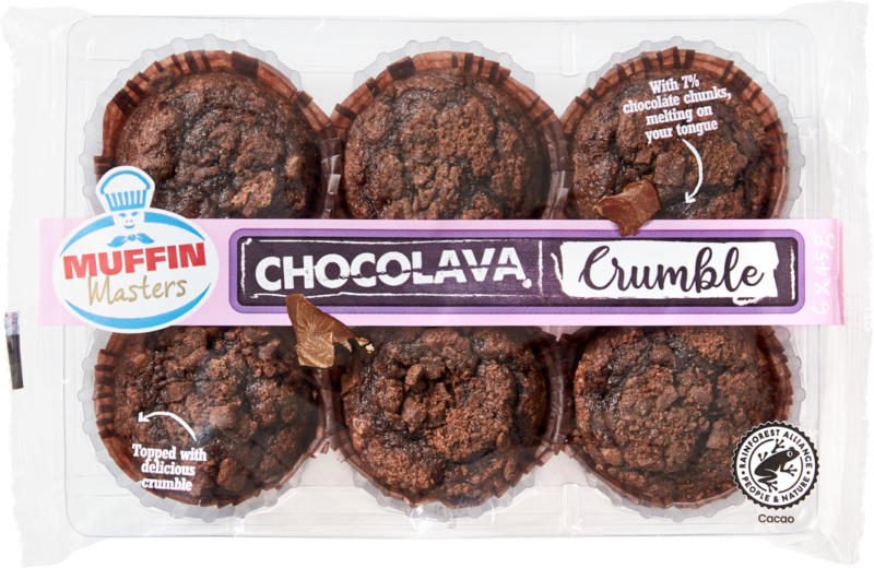 Muffin Masters Chocolava Crumble, 270 g