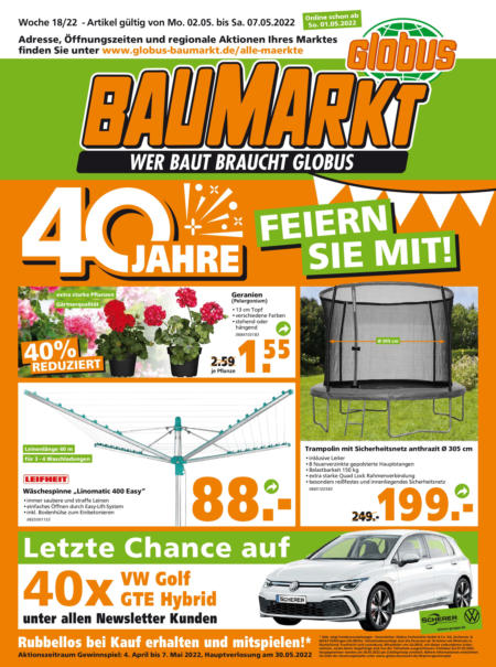 Globus Baumarkt ⭐ Alle Prospekte in Regensburg online Handelsangebote