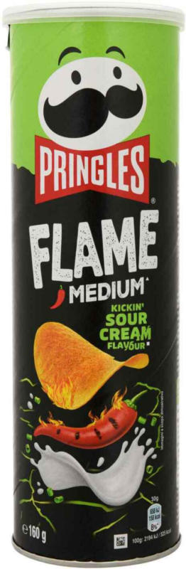 Pringles Flame Kickin' Sour Cream 160 g -
