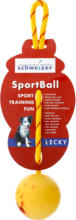 QUALIPET Lecky Balle de sport avec corde jouet aquatique large 60mm