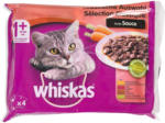 OTTO'S Whiskas Katzenfleisch 1+ Fleisch in Sauce 4 x 100 g -