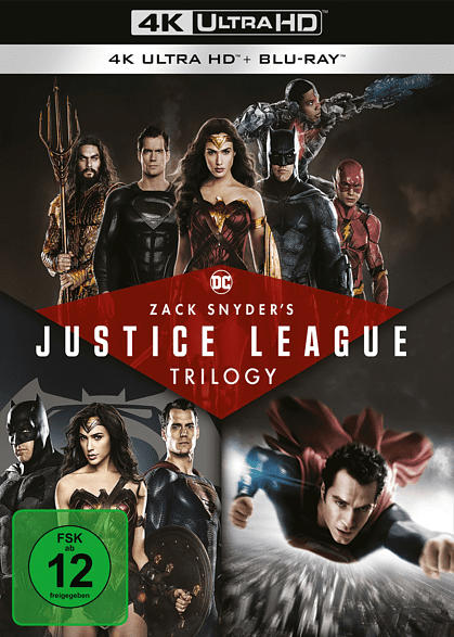 Zack Snyder's Justice League Trilogie [4K Ultra HD Blu-ray + Blu-ray]