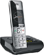 MediaMarkt GIGASET COMFORT 500A - Téléphone sans fil (Noir/Argent)