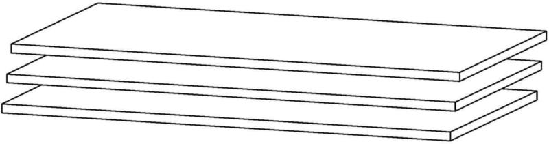 Scaffali per l'armadio Korbach e Santiago set di 3 -