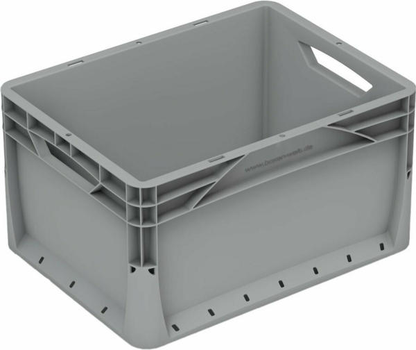 Eurobox-System Box Vollwand 40 x 30 x 22 cm Grau