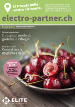 Ch. Posch & Partner AG Rivista ELITE Electro maggio 2022 - bis 29.07.2022