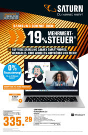 Saturn - Samsung MwSt geschenkt