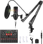 MediaMarkt PULUZ PKT3600B Podcast Studio - Mikrofon-Set (Schwarz)