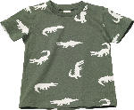 dm-drogerie markt ALANA Kinder Shirt, Gr. 104, aus Bio-Baumwolle, grün - bis 12.06.2022