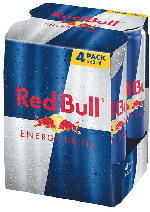 MediaMarkt Red Bull Energy Drink 4er Pack 0.25L Drink, Blau - bis 08.04.2023