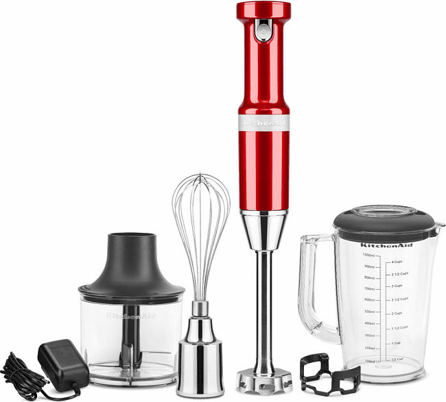 Kitchen Aid 5 KHBBV 83 ECA Kabelloser Stabmixer Liebesapfelrot