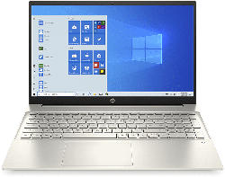 HP Notebook Pavilion 15-eh1901ng, AMD R7-5700U, 16GB RAM, 512GB SSD, 15.6 Zoll Full-HD, Gold