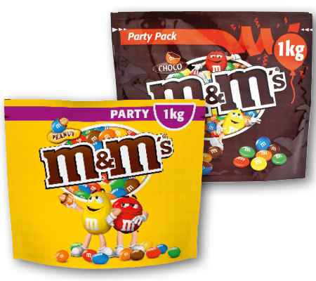 M&M's Peanut Party Pack 1000g