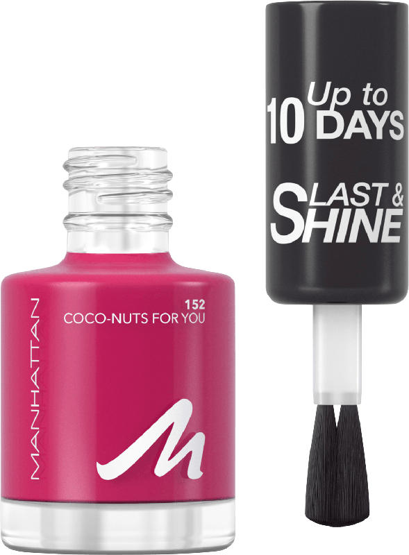 MANHATTAN Cosmetics Nagellack Last & Shine Nail Polish Coco-nuts for You 152