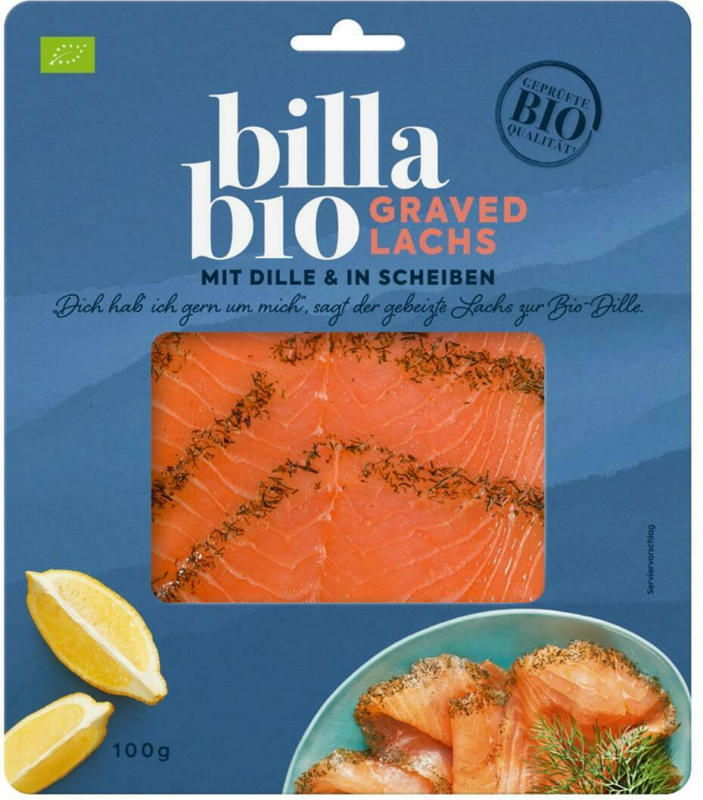 BILLA Bio Graved Lachs