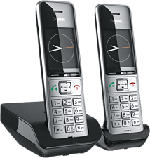 MediaMarkt GIGASET COMFORT 500 Duo - Téléphone sans fil (Noir/Argent)