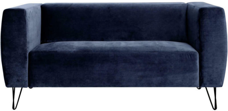 Sofa in Fleece Blau