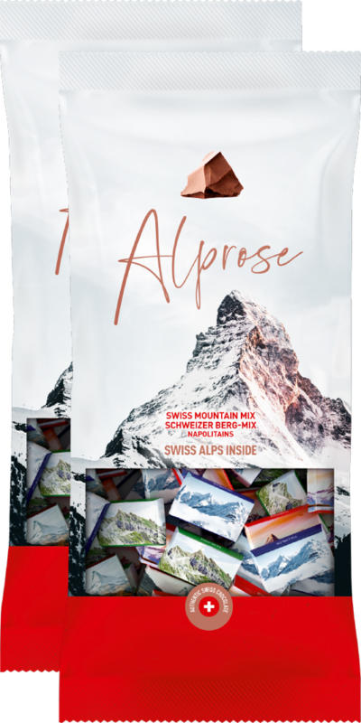 Alprose Napolitains Schweizer Berg-Mix, assortiert, 2 x 500 g