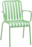 BYYU - chaise de jardin ALBI - aluminium - vert clair
