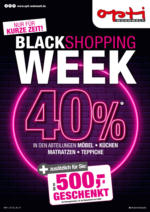 Opti Megastore Black Shopping Week - bis 16.07.2022