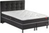 Boxspring EPEDA COURCHEVEL 180 cm x 200 cm gris chiné