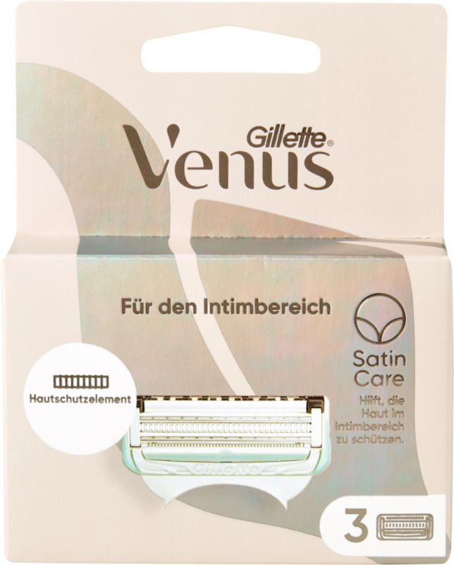 Gillette Venus Rasierklingen, für den Intimbereich, 3 Stück