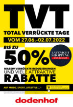 dodenhof Dodenhof: Total verrückte Tage! - bis 02.07.2022