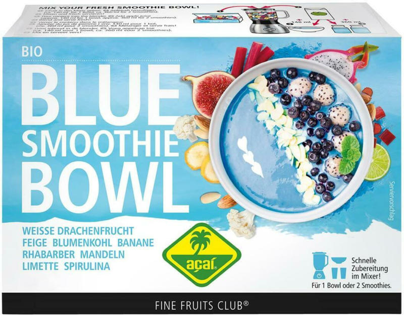 Acai Bio Blue Smoothie Bowl