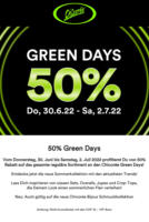 50% GREEN DAYS