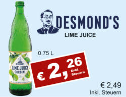 Desmond's Lime Juice
