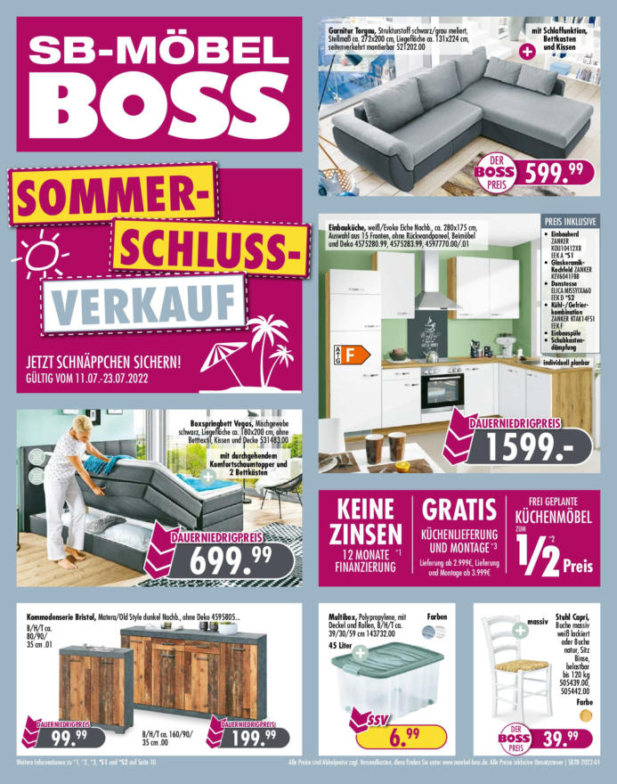 Möbel Boss ≫ Filialen und Öffnungszeiten in Göttingen Nordwest Prospekte