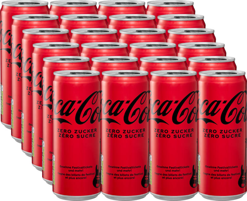 Coca-Cola Zero, 24 x 33 cl