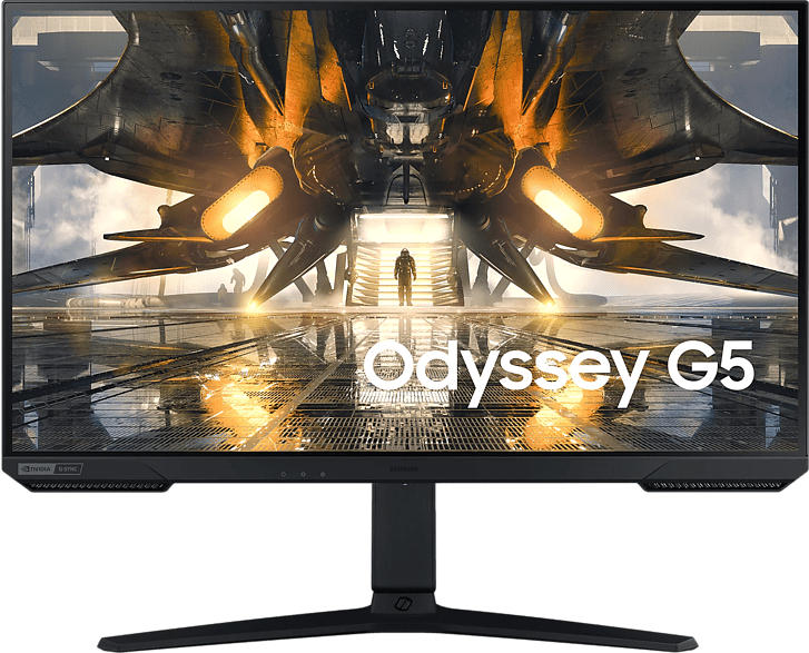 Samsung Gaming Monitor Odyssey G52A, 27 Zoll, WQHD, 165Hz, 1ms, 350cd, IPS, FS Premium, 99% sRGB, Schwarz