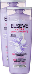 Shampooing Hydra Hyaluronic 72h L’Oréal Elseve, 2 x 250 ml