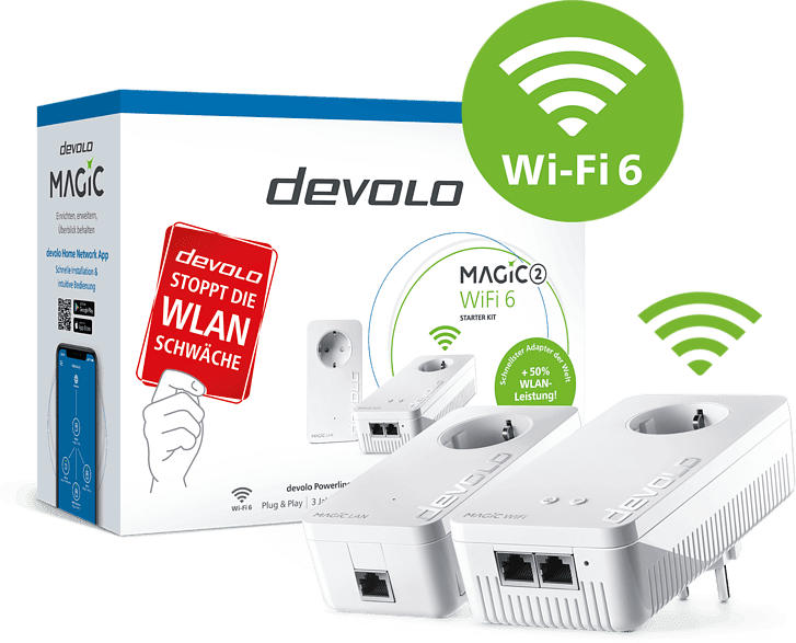 Devolo Powerline 8816 Magic 2 WiFi 6 Starter Kit