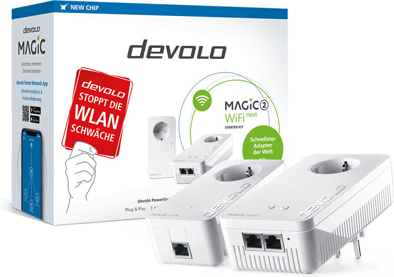 Devolo Powerline 8614 Magic 2 WiFi next Starter Kit