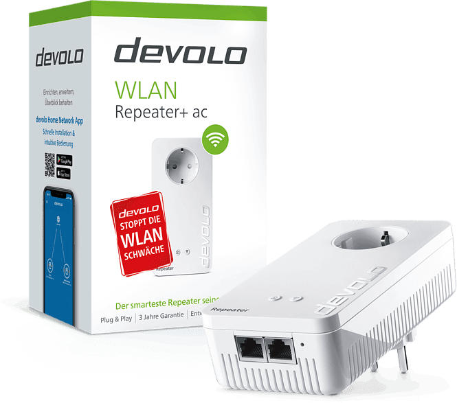 Devolo 8701 WiFi Repeater+ ac; WLAN-Repeater