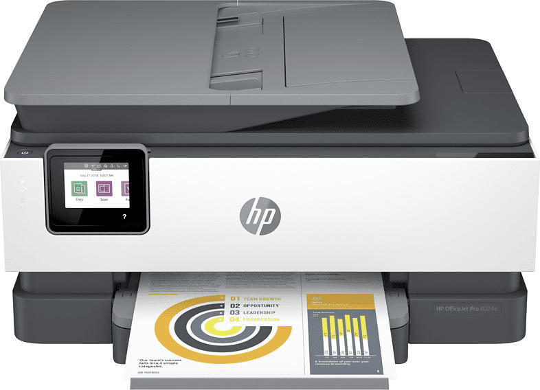 HP Multifunktionsdrucker OfficeJet Pro 8024e Inkl. 9 Probemonate Instant Ink